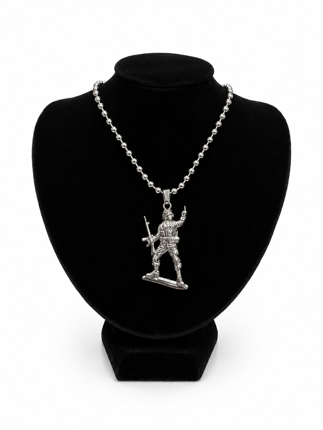 Toy Soldiers Necklace - F U