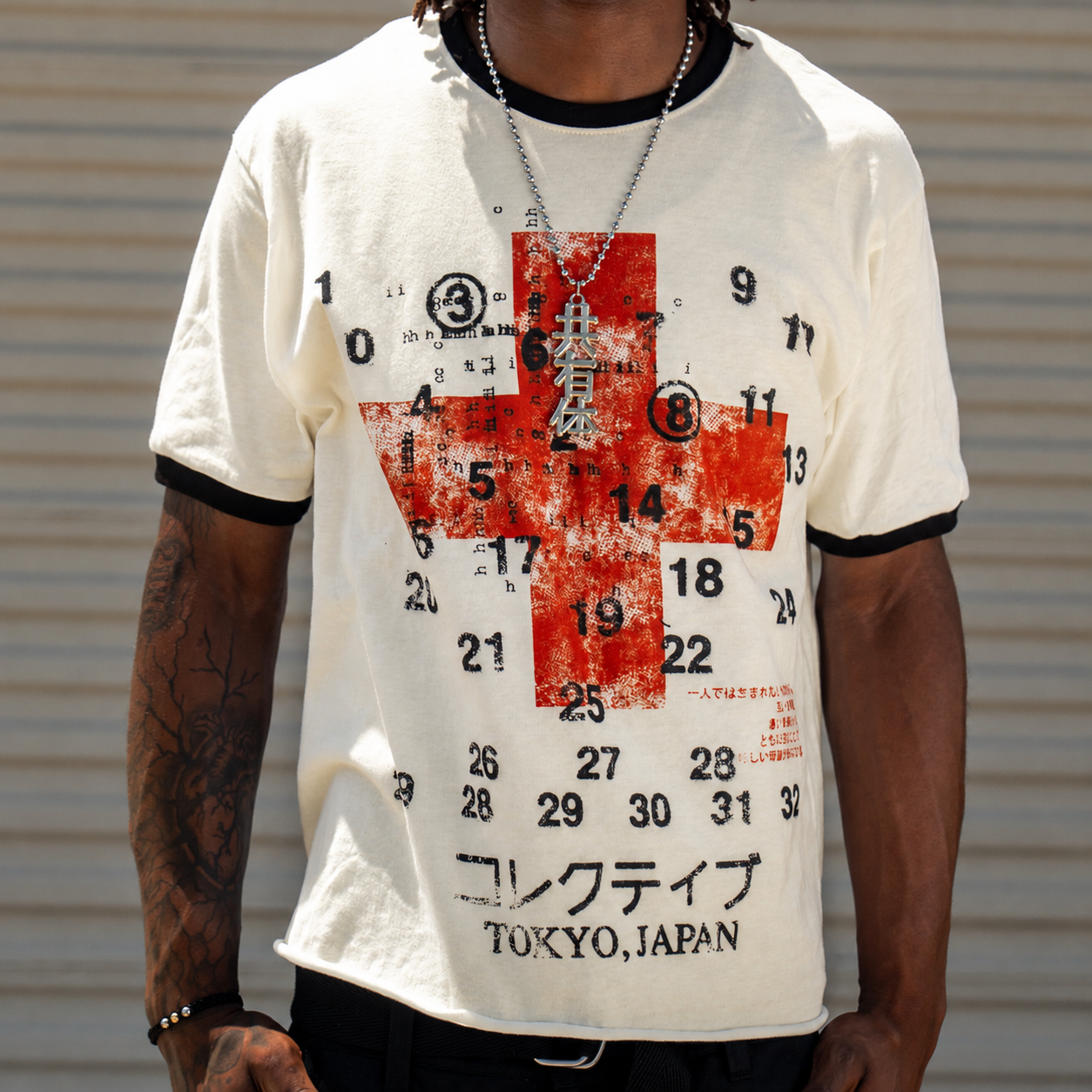 Medic Tokyo Tee - Aged White