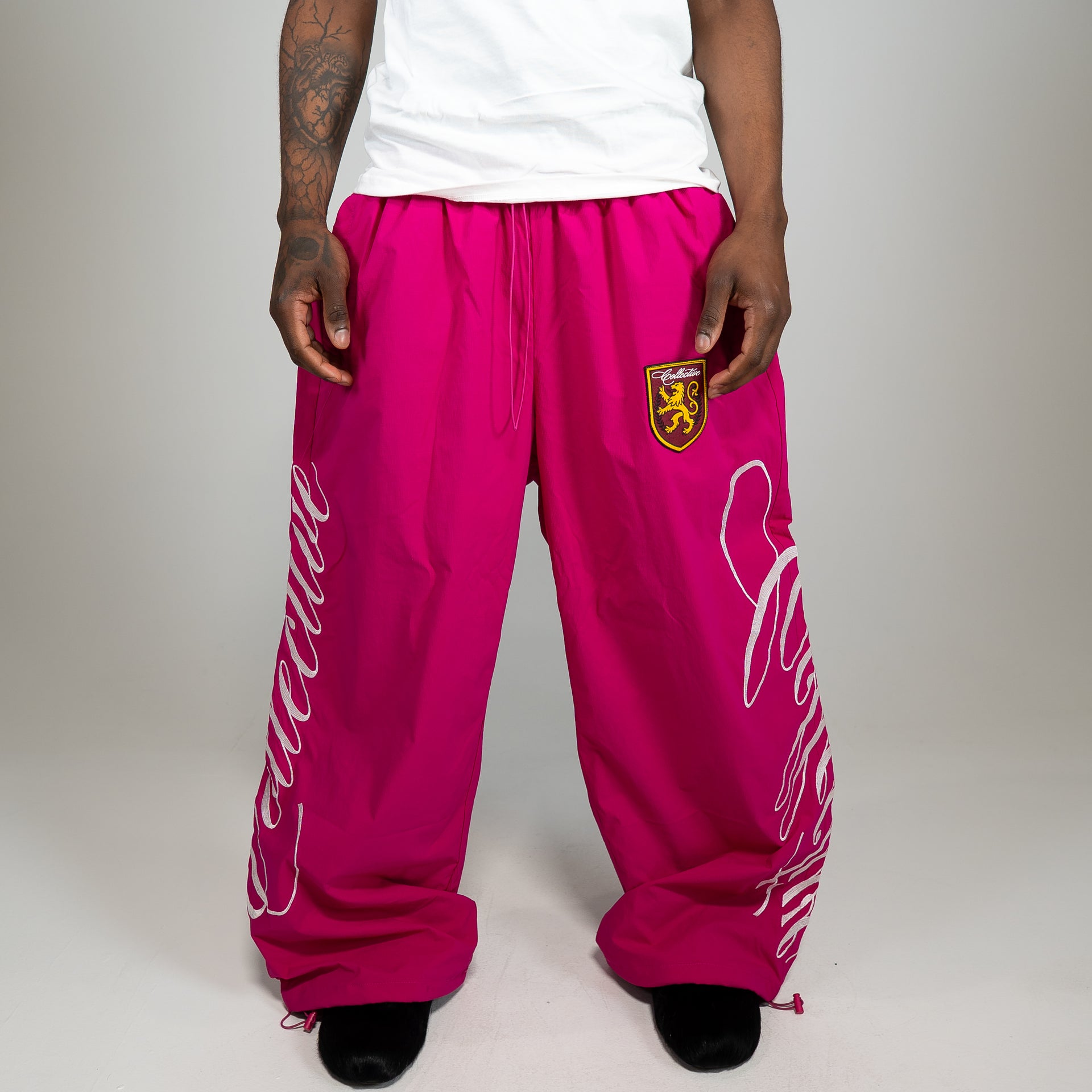Fuchsia Saturday Track Pants