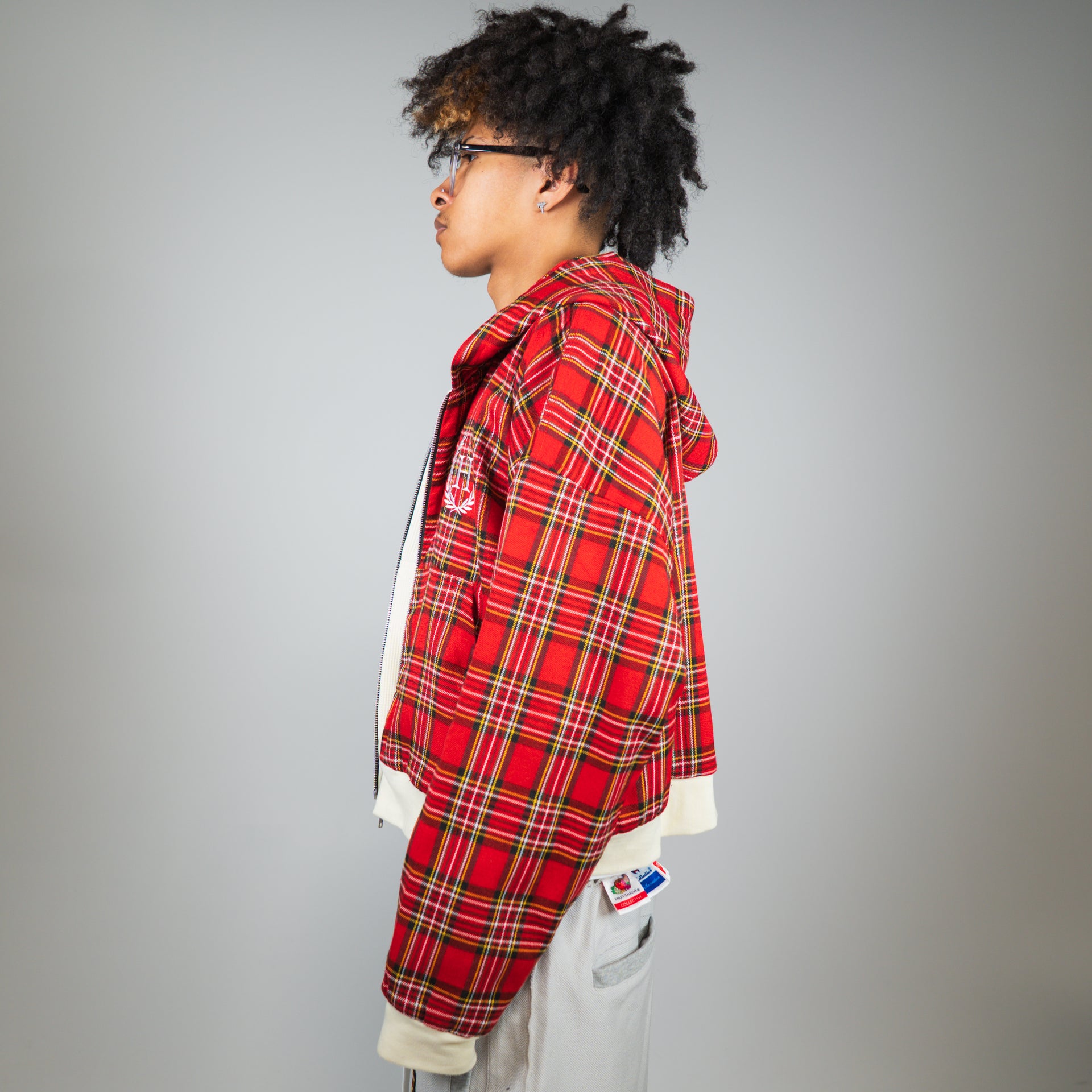 Saturday Reversible Plaid Zip Up