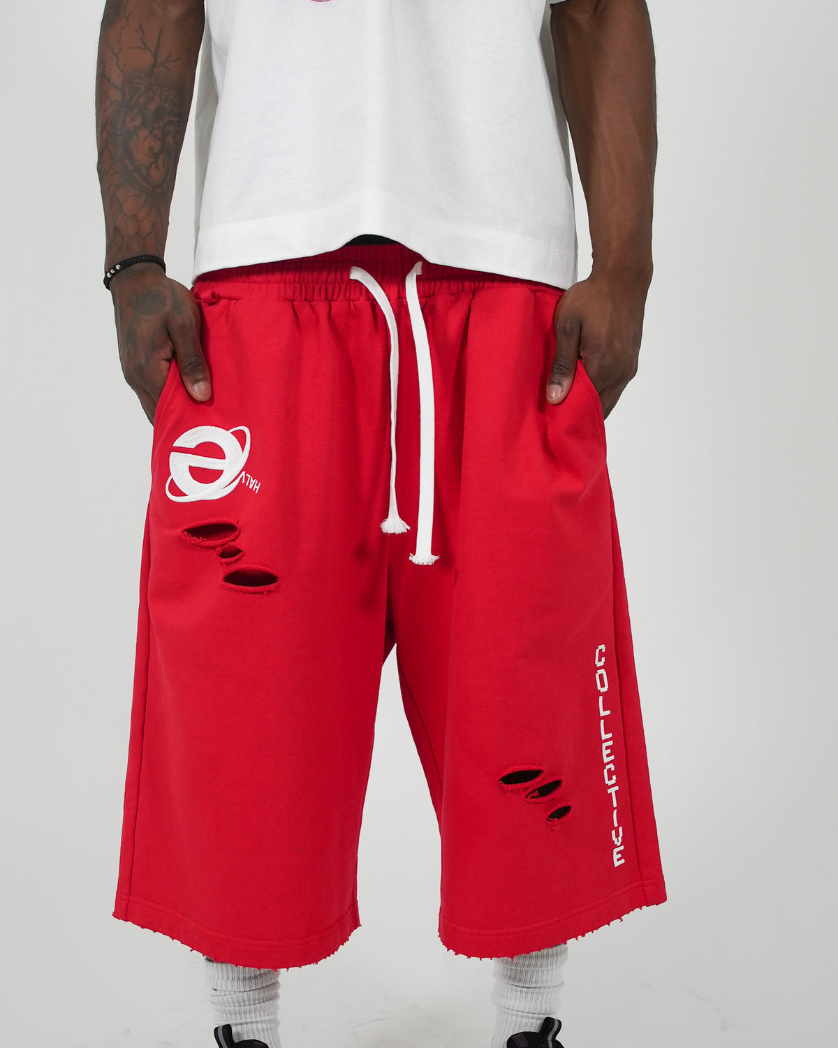 Red Explorer Shorts