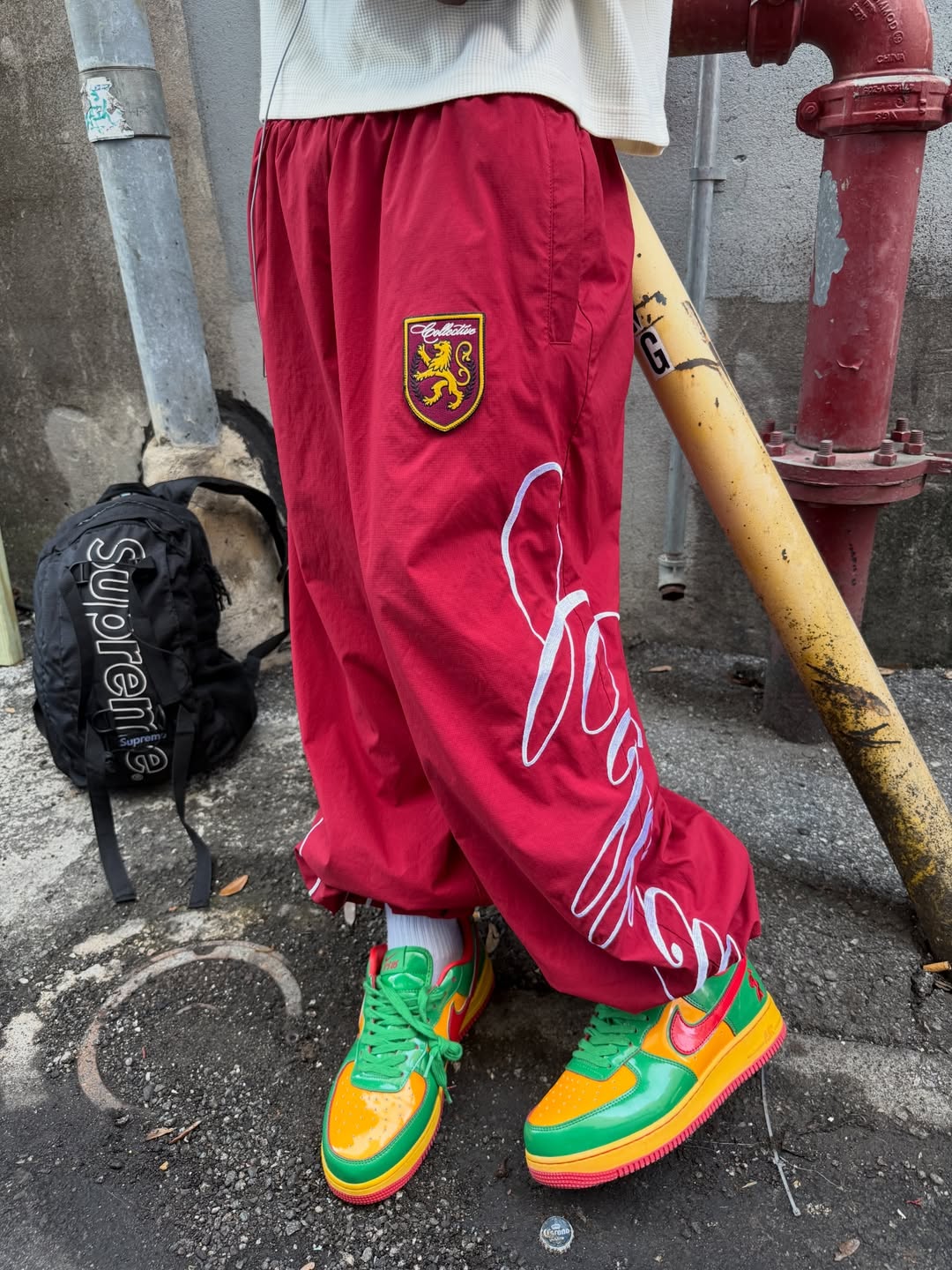 Red Saturday Track Pants