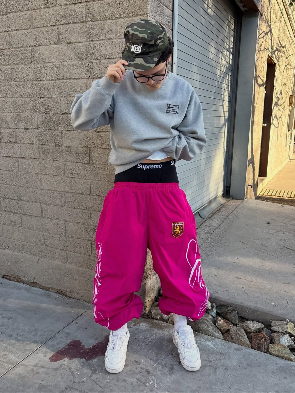 Fuchsia Saturday Track Pants
