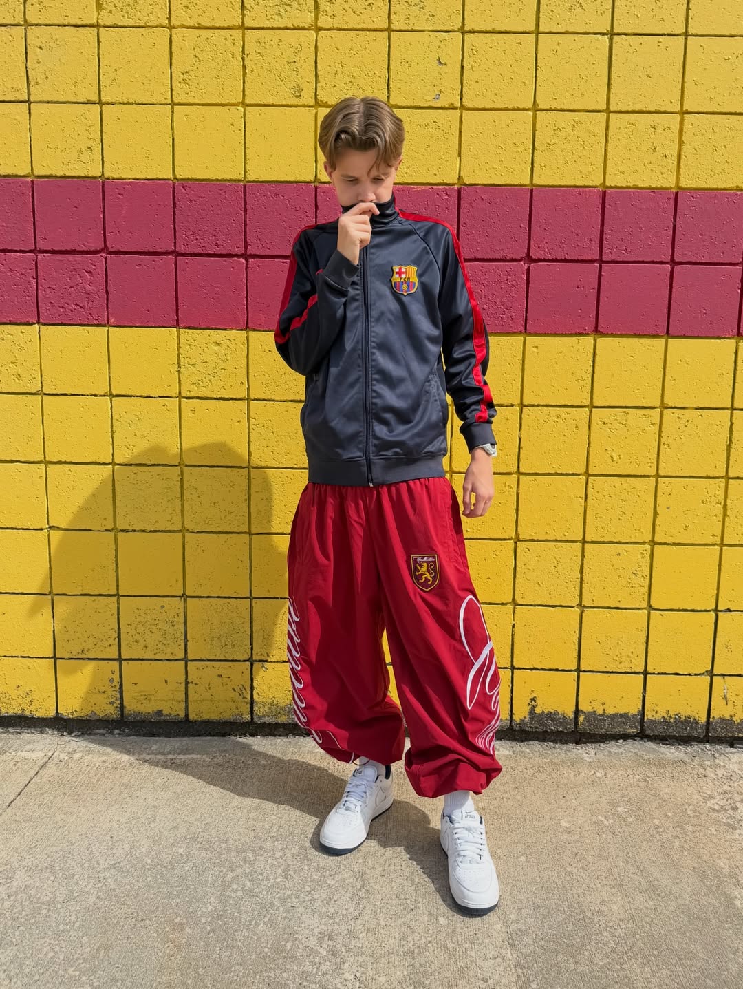 Red Saturday Track Pants